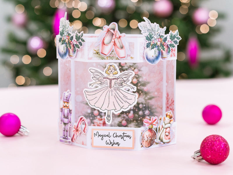 Sara Signature A Christmas Dream Stamp and Die - Sugar Plum Fairy - Craftywaftyshop