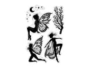 Sara Signature Fairy Glade - Acrylic Stamp - Fluttering Fairies by Crafters Companion - Craftywaftyshop
