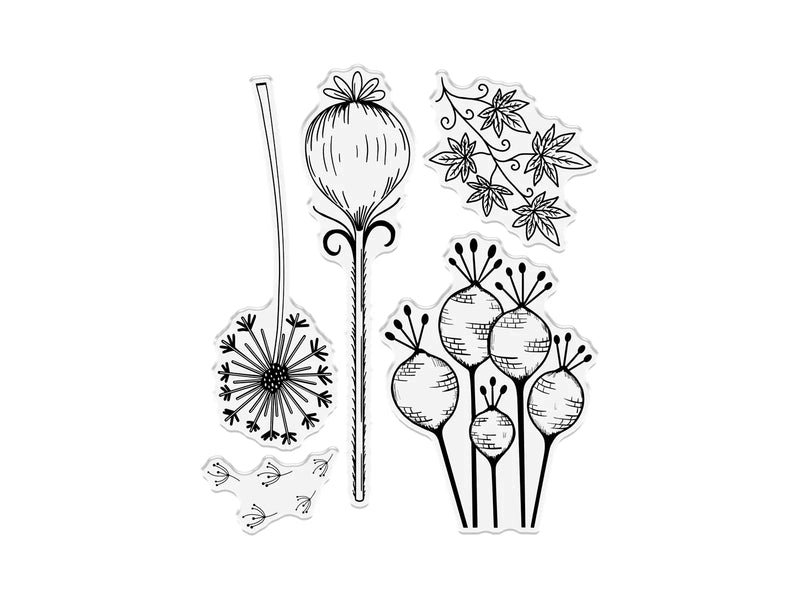 Sara Signature Fairy Glade - Stamps, Stencils and Masks - Woodland Wildflowers by Crafters Companion - Craftywaftyshop
