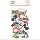 Say Cheese Classic Mouse Christmas 19 Cardstock Die - Cut Ephemera Page Pieces by Simple Stories - Craftywaftyshop