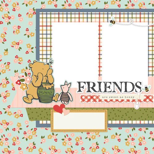 Say Cheese Classic Pooh Simple Pages Page Kit by Simple Stories - Craftywaftyshop