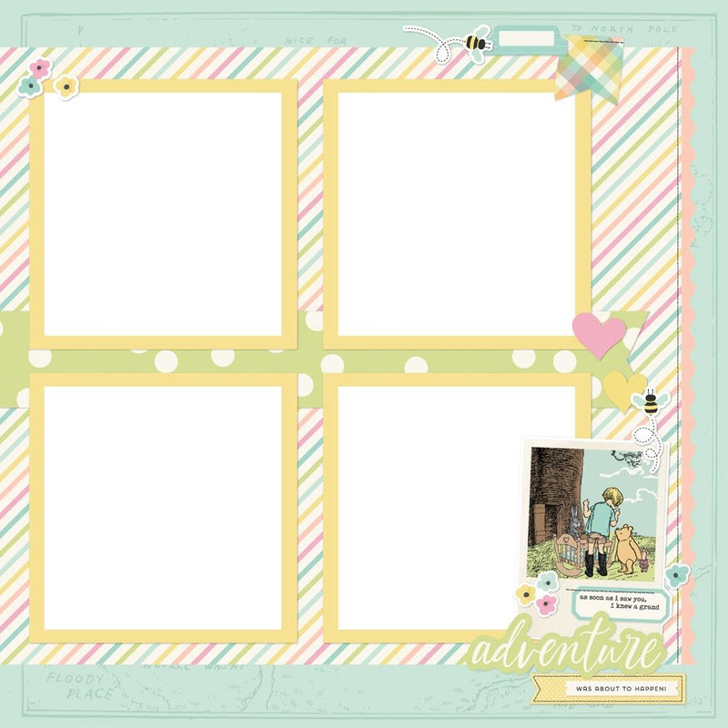 Say Cheese Winnie the Pooh Simple Page Kit by Simple Stories - Craftywaftyshop