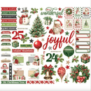 Simple Vintage Believe 62 Cardstock Die - Cut Ephemera Bits and Pieces - Craftywaftyshop