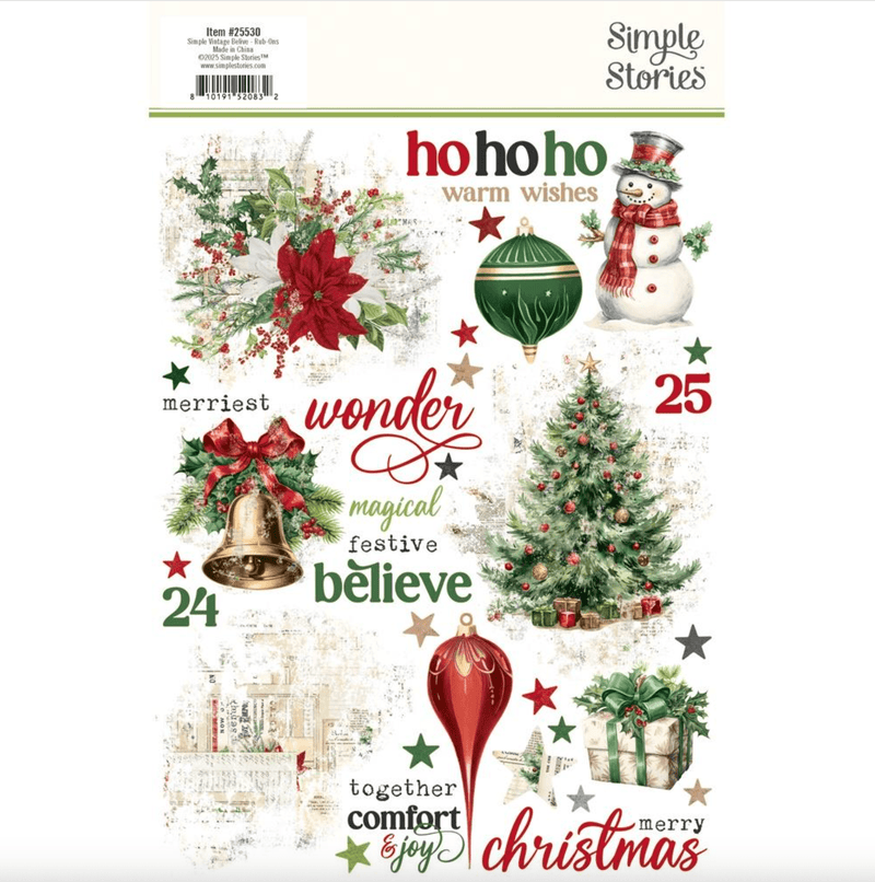 Simple Vintage Believe 6"x8" Rub - Ons Transfers by Simple Stories - Craftywaftyshop