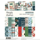 Simple Vintage Flannel Season Double - Sided Paper Pad 6"X8" 24/Pkg by Simple Stories - Craftywaftyshop
