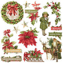 Simple Vintage Yuletide Chipboard Clusters by Simple Stories - Craftywaftyshop