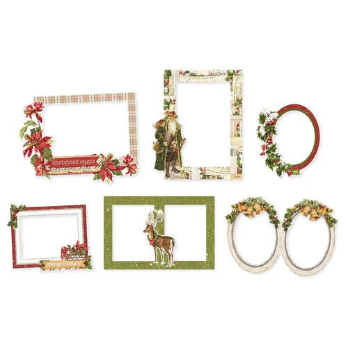 Simple Vintage Yuletide Chipboard Frames by Simple Stories - Craftywaftyshop