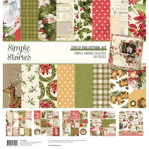 Simple Vintage Yuletide Collection Kit by Simple Stories - Craftywaftyshop