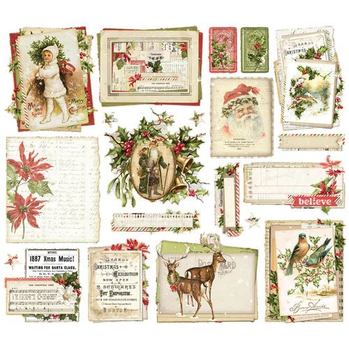 Simple Vintage Yuletide Ephemera by Simple Stories - Craftywaftyshop