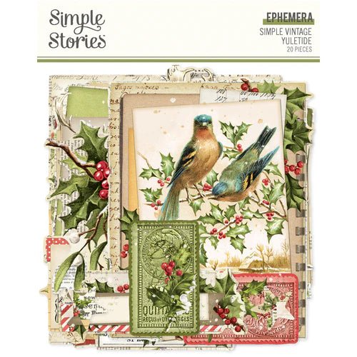 Simple Vintage Yuletide Ephemera by Simple Stories - Craftywaftyshop