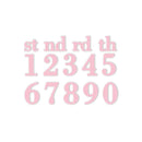 Small Numbers Metal Die Set by Chloes Creative Cards - Craftywaftyshop