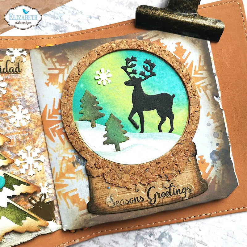 Snow Globe Fun by Elizabeth Craft Designs - Craftywaftyshop