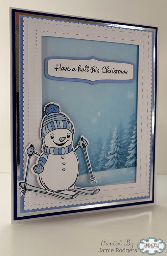 Snowy Scenes Paper Pad - 60 Sheets A4 140gsm by Jamie Rodgers Crafts - Craftywaftyshop