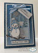 Snowy Scenes Paper Pad - 60 Sheets A4 140gsm by Jamie Rodgers Crafts - Craftywaftyshop