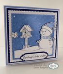 Snowy Scenes Paper Pad - 60 Sheets A4 140gsm by Jamie Rodgers Crafts - Craftywaftyshop
