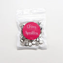 Sparklers 10mm Round Silver by Chloes Creative Cards - Craftywaftyshop