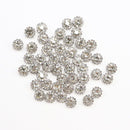 Sparklers 12mm Round Silver by Chloes Creative Cards - Craftywaftyshop