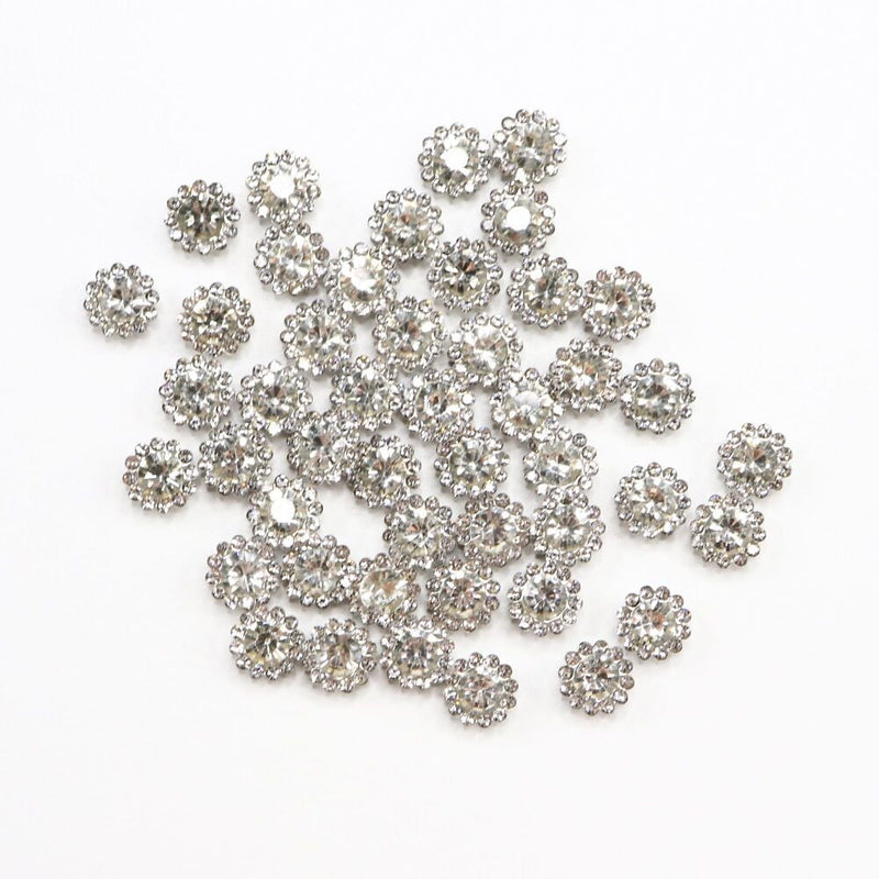 Sparklers 12mm Round Silver by Chloes Creative Cards - Craftywaftyshop