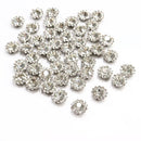 Sparklers 12mm Round Silver by Chloes Creative Cards - Craftywaftyshop