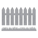 Spellbinders Die D - Lites Picket Fence Etched Dies - Craftywaftyshop