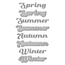 Spellbinders Four Seasons Etched Dies part of the All Seasons Collection - Craftywaftyshop
