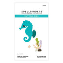 Spellbinders - Luna the Seahorse Etched Dies from the Out and About Collection - Craftywaftyshop