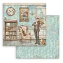 Stamperia 12x12 Double Sided Scrapbooking Pad – Symphony | SPSBBL188 - Craftywaftyshop