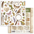 Stamperia 12x12 Scrapbooking Pad – All Around (Double - Sided) | SBBL187 - Craftywaftyshop