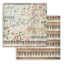 Stamperia 8x8 Backgrounds Scrapbooking Pad – Symphony | SPSBBS145 - Craftywaftyshop
