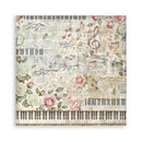 Stamperia 8x8 Backgrounds Scrapbooking Pad – Symphony | SPSBBS145 - Craftywaftyshop