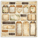 Stamperia 8x8 Double Sided Scrapbooking Pad - All Around | SBBS143 - Craftywaftyshop