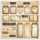 Stamperia 8"x8" Single Faced Scrapbooking Pad - All Around | SBBSXB25 - Craftywaftyshop