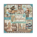 Stamperia 8x8 Single Faced Scrapbooking Pad – Symphony | SPSBBSXB26 - Craftywaftyshop