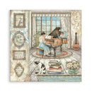 Stamperia 8x8 Single Faced Scrapbooking Pad – Symphony | SPSBBSXB26 - Craftywaftyshop