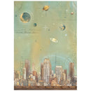 Stamperia - A New Beginning - A4 Rice paper packed - Skyline | SPDFSA41109 - Craftywaftyshop