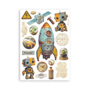 Stamperia - A New Beginning - A5 Washi pad 8 sheets | SPSBW31 - Craftywaftyshop