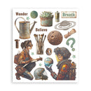 Stamperia - A New Beginning - Rub on selection cm 20.5x23 6 pages | SPDFLRBXG03 - Craftywaftyshop