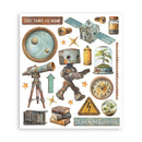 Stamperia - A New Beginning - Rub on selection cm 20.5x23 6 pages | SPDFLRBXG03 - Craftywaftyshop