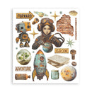 Stamperia - A New Beginning - Rub on selection cm 20.5x23 6 pages | SPDFLRBXG03 - Craftywaftyshop