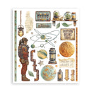 Stamperia - A New Beginning - Rub on selection cm 20.5x23 6 pages | SPDFLRBXG03 - Craftywaftyshop