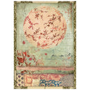 Stamperia A6 Mini Rice Paper Selection – Oriental Garden | SPDFSA6X08 - Craftywaftyshop
