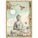 Stamperia A6 Mini Rice Paper Selection – Oriental Garden | SPDFSA6X08 - Craftywaftyshop