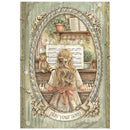 Stamperia A6 Mini Rice Paper Selection – Symphony | SPDFSA6X07 - Craftywaftyshop