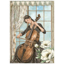 Stamperia A6 Mini Rice Paper Selection – Symphony | SPDFSA6X07 - Craftywaftyshop