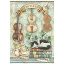 Stamperia A6 Mini Rice Paper Selection – Symphony | SPDFSA6X07 - Craftywaftyshop
