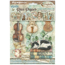 Stamperia A6 Mini Rice Paper Selection – Symphony | SPDFSA6X07 - Craftywaftyshop