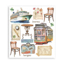 Stamperia - Art of Travelling - Rub on selection cm 20,5x23 6 pages | SPDFLRBXG05 - Craftywaftyshop