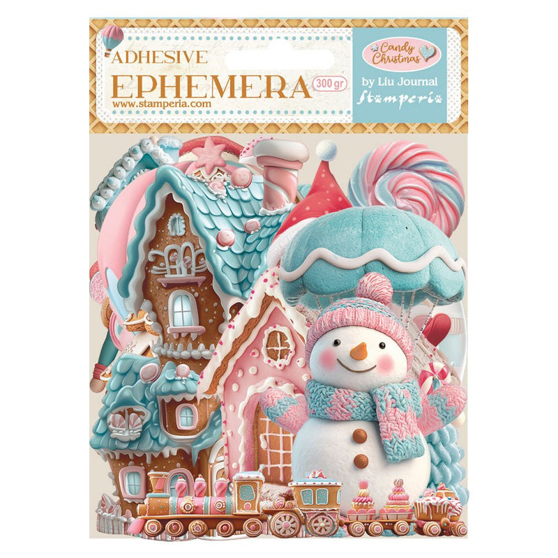 Stamperia - Candy Christmas - Ephemera - Craftywaftyshop