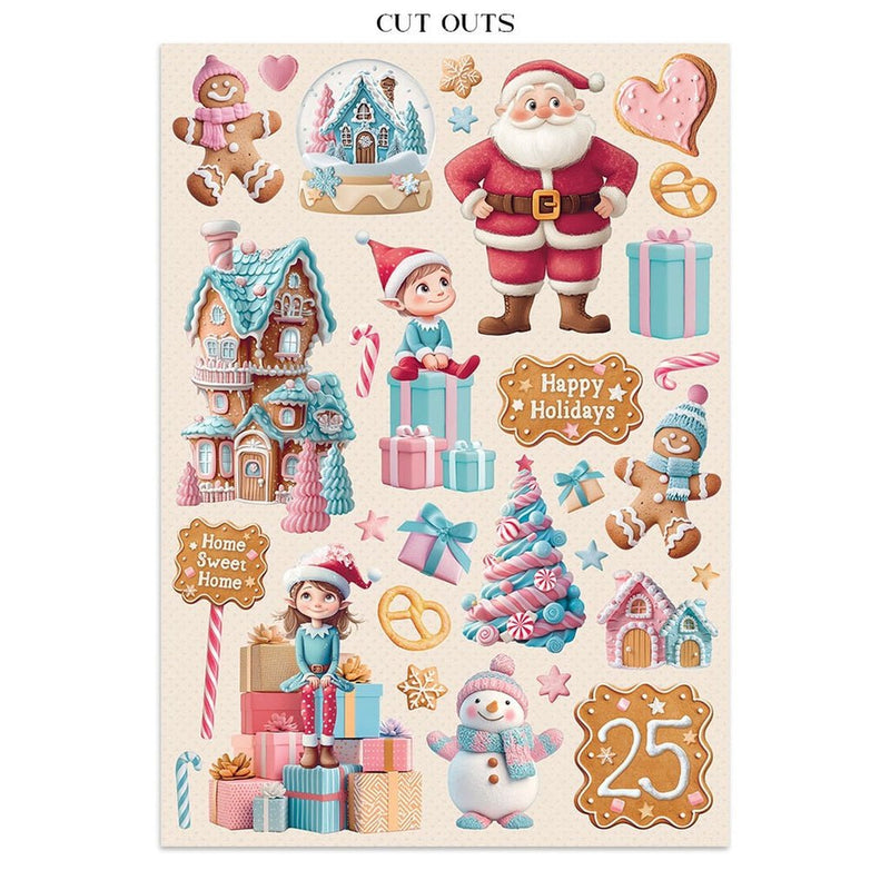 Stamperia - Candy Christmas - Junk Journal - Craftywaftyshop