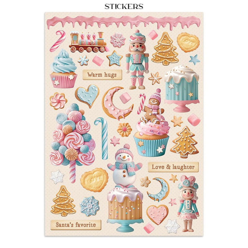 Stamperia - Candy Christmas - Junk Journal - Craftywaftyshop